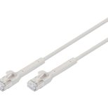 DIGITUS CAT 6A F-FTP abwinkelbares Patchkabel, Kupfer, 3 m, grau