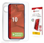 DISPLEX Panzerglas (10H) + Schutzhülle für Google Pixel 10
