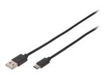 DIGITUS USB-Kabel, USB-C auf USB-A