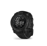 Garmin Instinct® 3 Smartwatch Solar 45 mm Tactical Edition Schwarz mit Silikon-Wechselarmband 22 mm Schwarz