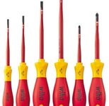 wiha Schraubendreher-Set SoftFinish® electric slimFix SZ/PZ 36455 6-teilig