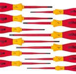 Wiha Schraubendreher-Set SoftFinish® electric slimFix gemischt 41003 12-teilig