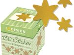 AVERY Zweckform Aufkleber Weihnachten, gold