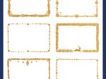 AVERY Zweckform Aufkleber Weihnachten, gold