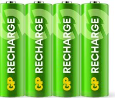 GP Akkus Recharge Ni-MH Mignon AA 2.100 mAh, 4 St.