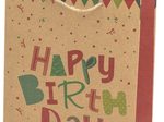 Idena Geschenktüte Geburtstag Motiv 18,0 x 23,0 cm, 1 St.