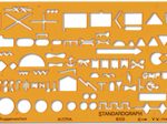 STANDARDGRAPH Zeichenschablone NATO Truppenzeichen 8355