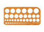 STANDARDGRAPH Zeichenschablone orange