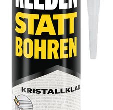 Kleben statt Bohren Kristallklar