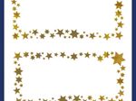 AVERY Zweckform Aufkleber Weihnachten, gold