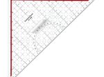 STANDARDGRAPH Geometrie-Dreieck, transparent 32,0 cm