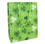 Idena Geschenktüte Glücksklee Motiv 25,0 x 35,0 cm, 1 St.
