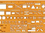 STANDARDGRAPH Zeichenschablone Taktische Zeichen NATO 8353