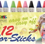 EULENSPIEGEL™ Kinderschmink-Set Color-Sticks, farbsortiert