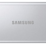 Samsung Portable SSD T7  Resurrected, 2 TB, USB 3.2 Gen.2, Metallic-Silber