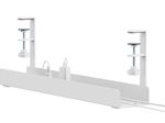 Neomounts ADS07-121WH Kabelwanne