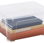 PAPERFLOW VIEW Aufbewahrungsbox 24,0 l transparent 44,0 x 34,0 x 22,5 cm, 1 St.