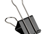 Gowi Foldbackklammer schwarz 6,0 cm, 1 St.