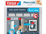 tesa Klettstreifen Powerstrips SMALL Click weiß, 32 St.