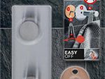 tesa Handtuchhaken Powerbutton Classic Doppelhaken silber