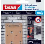 tesa Klebeschraube für max. 10,0 kg, 2,4 x 6,0 cm, 2 St.