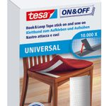 tesa Klettband ON & OFF® UNIVERSAL weiß