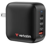 verbatim 100W USB-A, 3x USB-C Mini GaN Ladegerät, schwarz