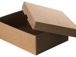 FALKEN PURE Aufbewahrungsbox 7,0 l braun 24,0 x 32,0 x 10,0 cm, 1 St.