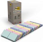 Post-it® Haftnotizen Recycling Notes, farbsortiert, 100 Blatt
