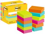 Post-it® Haftnotizen Poptimistic Collection, farbsortiert, 100 Blatt