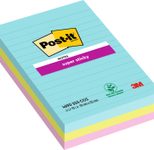 Post-it® Jumbo-Haftnotizen Super Sticky Notes Cosmic Collection, farbsortiert, 90 Blatt