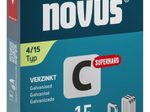 novus Tackerklammern Schmalrücken superhart 4/15