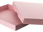 FALKEN PURE Aufbewahrungsbox 500 Blatt pastellrosa 24,0 x 32,0 x 4,0 cm, 1 St.