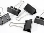 Gowi Foldbackklammern schwarz 5,1 cm, 12 St.
