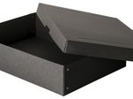FALKEN PURE Aufbewahrungsbox 14,0 l schwarz 32,0 x 44,0 x 10,0 cm, 1 St.