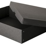 FALKEN PURE Aufbewahrungsbox 14,0 l schwarz 32,0 x 44,0 x 10,0 cm, 1 St.