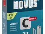 novus Tackerklammern Schmalrücken superhart 4/18