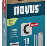 novus Tackerklammern Schmalrücken superhart 4/18