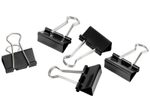 Gowi Foldbackklammern schwarz 3,2 cm, 12 St.
