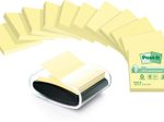 Post-it® Haftnotizen Recycling Z-Notes, gelb, 100 Blatt