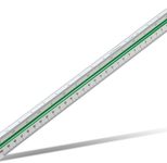 STANDARDGRAPH Dreikantlineale Architekt 9411 30 Centimeter