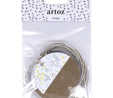 artoz Geschenkanhänger Hangtag Set kraft