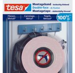 tesa doppelseitiges Klebeband Montageband Ultra Stark Fliese & Metall 19,0 mm x 1,5 m