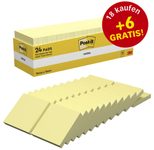 Post-it® Haftnotizen, gelb, 100 Blatt pro Block