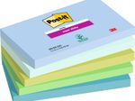 Post-it® Haftnotizen Super Sticky Notes Oasis Collection, farbsortiert, 90 Blatt