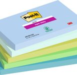Post-it® Haftnotizen Super Sticky Notes Oasis Collection, farbsortiert, 90 Blatt