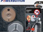 tesa Handtuchhaken Powerbutton Universal Large chrom, 1 St.