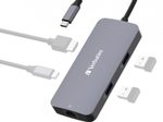 verbatim Multiport-Adapter CMH-05 silber