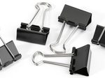Gowi Foldbackklammern schwarz 2,5 cm, 12 St.