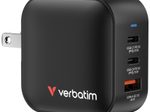 verbatim 70W USB-A, 2x USB-C Mini GaN Ladegerät, schwarz